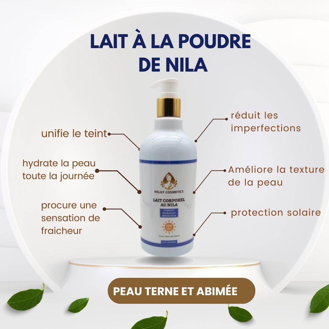 Lait Corporel Au Nila | Spf 30