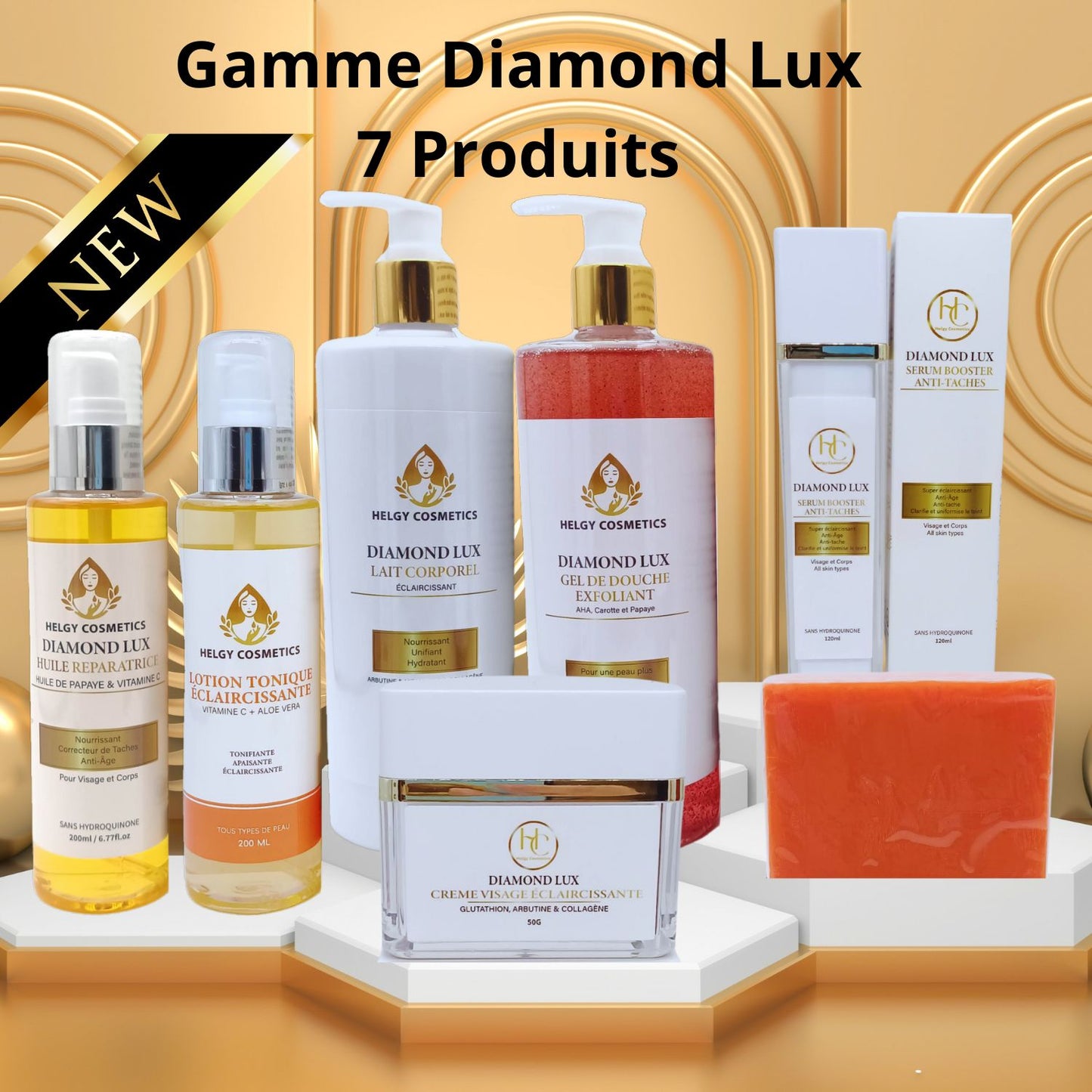 Premium-Set Aufhellungsserie | Diamant Lux | 7 Produkte