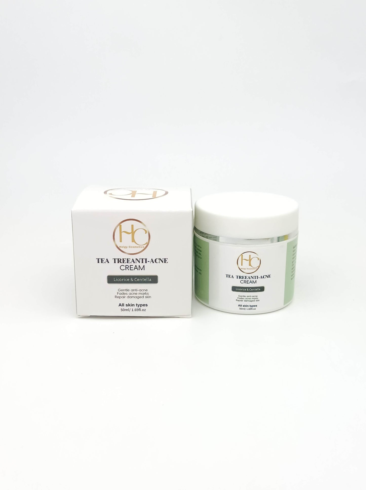 Anti-Akne-Gesichtscreme mit Teebaum 50 ml