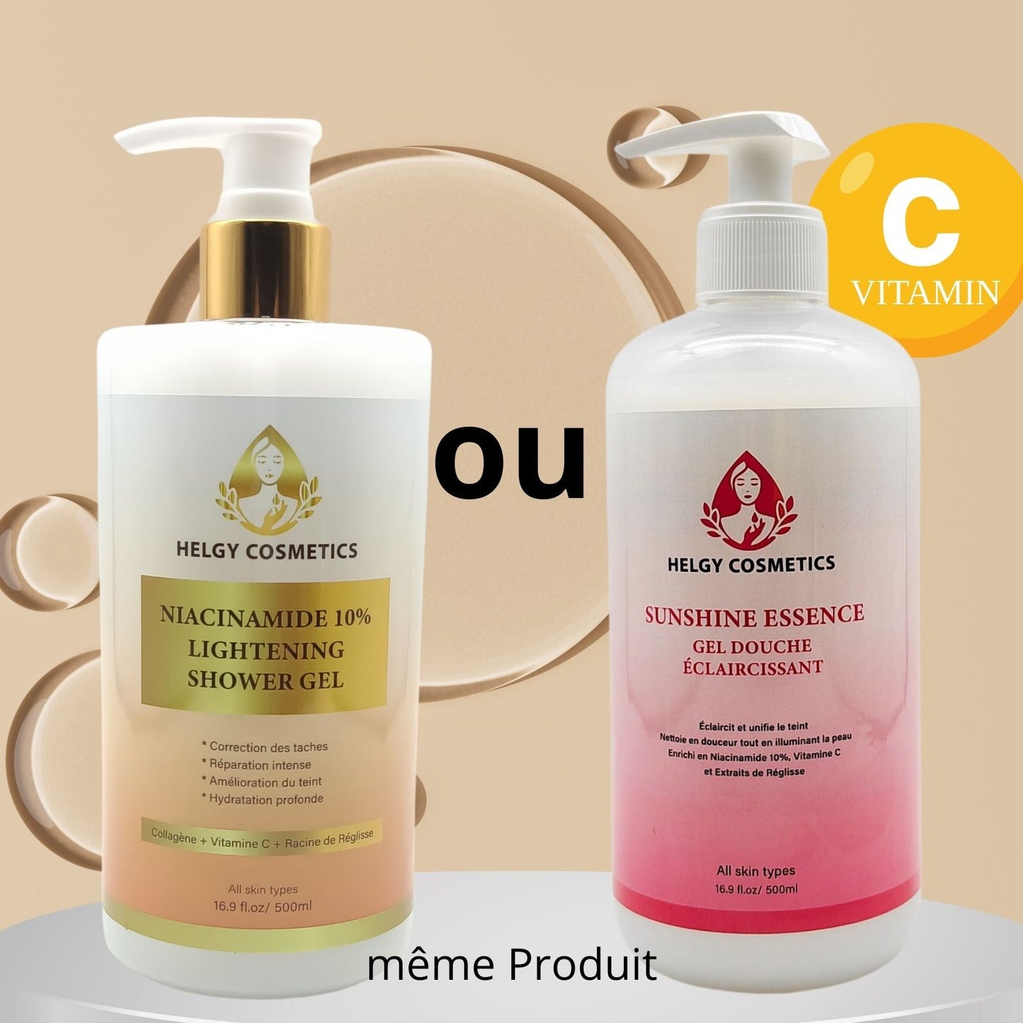 Gel Douche à La Niacinamide | NiaciGlow