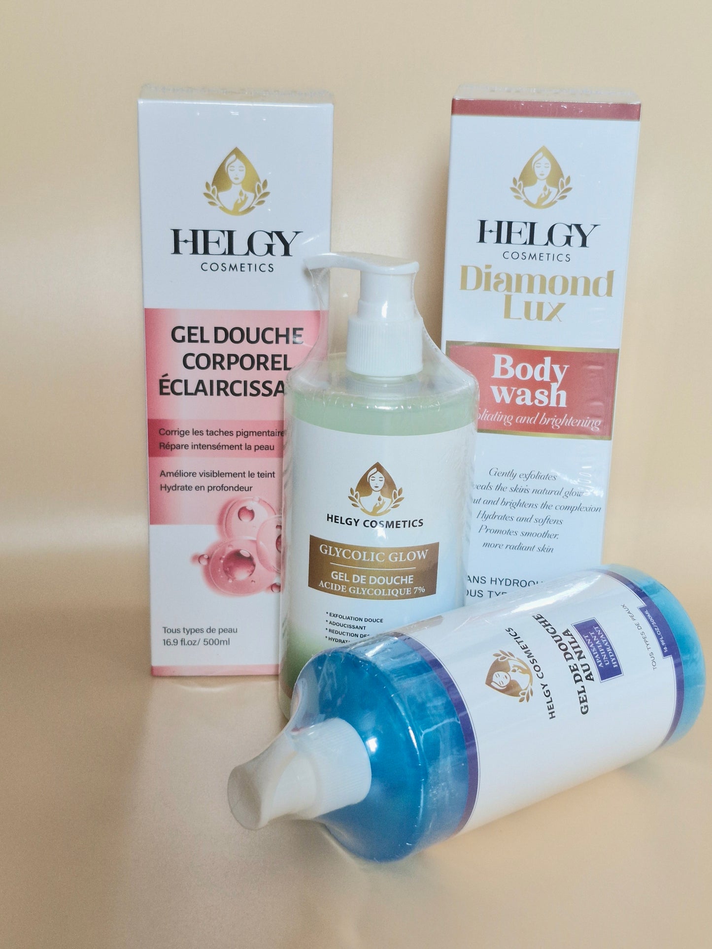 Pack 4 Gels Douche Éclat &amp; Soin