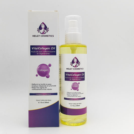 VitalCollagen Oil – Huile de Soin Raffermissante et Régénérante | Collagène et Bave d'Escargot