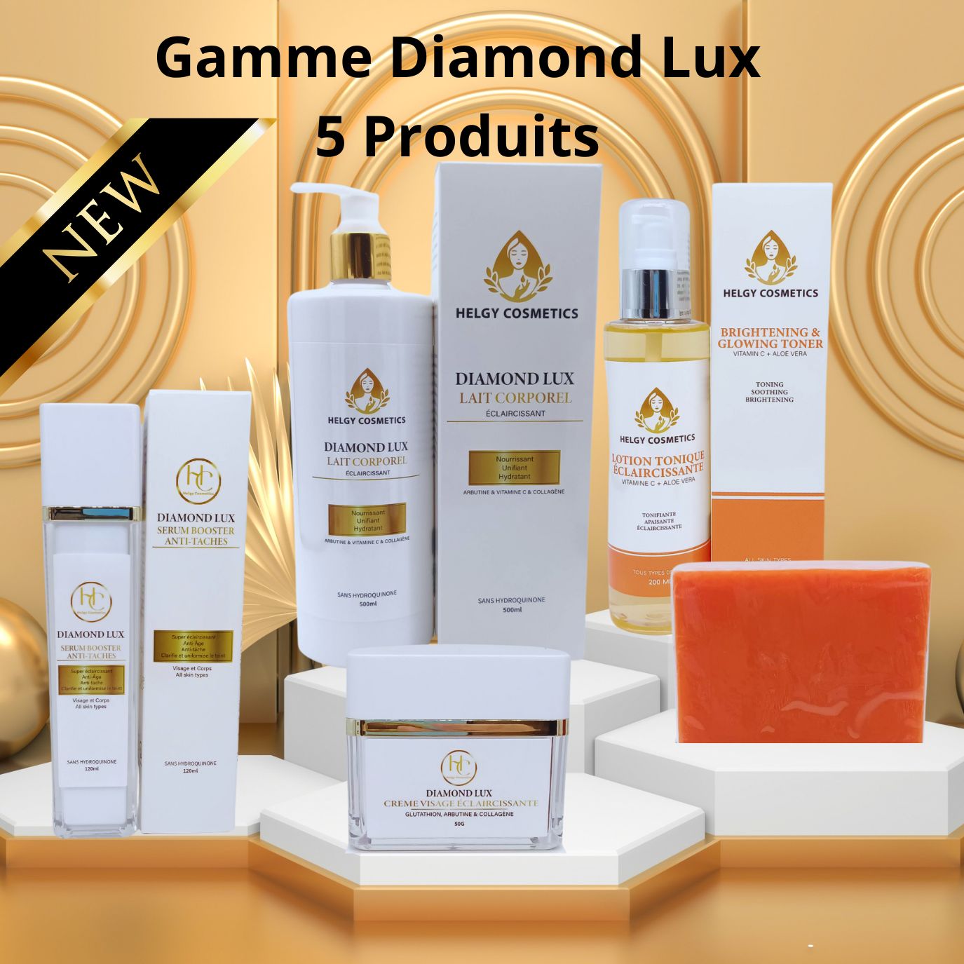 Diamond Lux ​​Lightening Range | 5 Basic Range Products