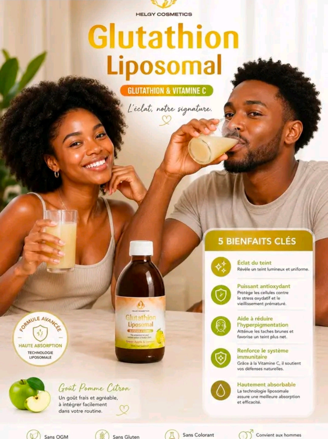Liposomal Glutathione + Vitamin C | Complexion Radiance